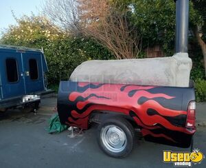 2023 Wood-fired Pizza Oven Trailer Pizza Trailer Cabinets California for Sale