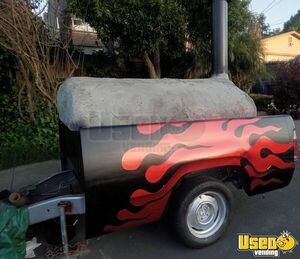 2023 Wood-fired Pizza Oven Trailer Pizza Trailer Stainless Steel Wall Covers California for Sale