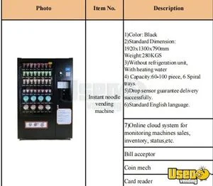 2023 Xy-dre-10c Other Snack Vending Machine 8 California for Sale