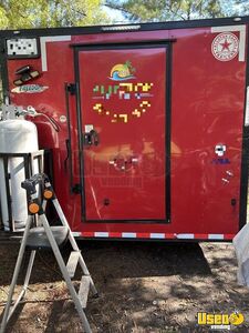 20232025 16’ And 18’ Kitchen Food Trailer Diamond Plated Aluminum Flooring Georgia for Sale