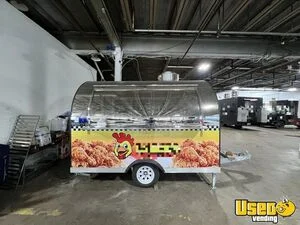 2024 10ft Stainless Steel Trailer Kitchen Food Trailer Concession Window Pennsylvania for Sale