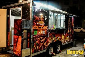 2024 16' Concession Trailer Kitchen Food Trailer Air Conditioning Florida for Sale