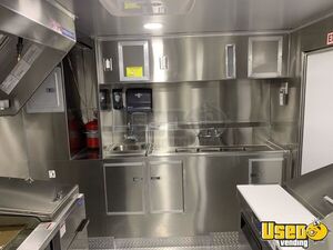 2024 16 Foot Concession Trailer Kitchen Food Trailer Prep Station Cooler California for Sale