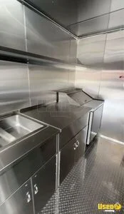 2024 18' X 8.5' Fully Equipped Commercial Kitchen Food Trailer Kitchen Food Trailer Diamond Plated Aluminum Flooring New Jersey for Sale