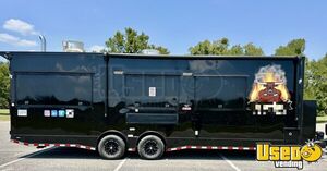 2024 2024 Barbecue Food Trailer Air Conditioning Texas Diesel Engine for Sale