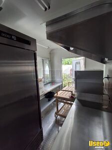 2024 7x12 Concession Trailer Concession Trailer Diamond Plated Aluminum Flooring Florida for Sale