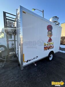 2024 7’x12’ Single Axle Kitchen Food Trailer Cabinets Indiana for Sale