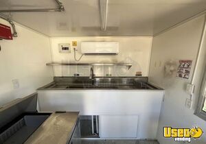 2024 7’x12’ Single Axle Kitchen Food Trailer Gray Water Tank Indiana for Sale