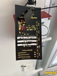 2024 7’x12’ Single Axle Kitchen Food Trailer Interior Lighting Indiana for Sale