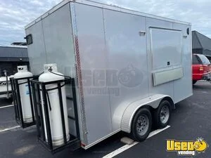 2024 7x14 Full Kitchen Kitchen Food Trailer Concession Window Texas for Sale