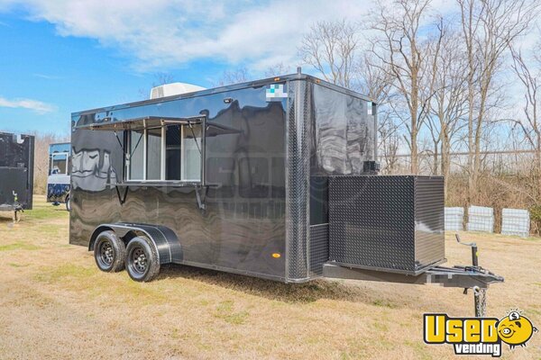 2024 7x16hbb0103 Kitchen Food Trailer Tennessee for Sale