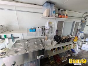 2024 7x16ta Kitchen Food Trailer Prep Station Cooler Florida for Sale