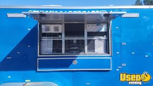 2024 7'x18' Tandem Axel Enclosed Trailer Kitchen Food Trailer Concession Window North Carolina for Sale