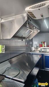 2024 7'x18' Tandem Axel Enclosed Trailer Kitchen Food Trailer Refrigerator North Carolina for Sale