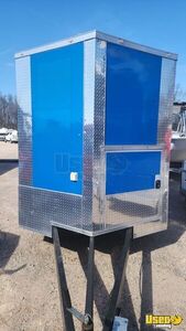2024 7'x18' Tandem Axel Enclosed Trailer Kitchen Food Trailer Stainless Steel Wall Covers North Carolina for Sale