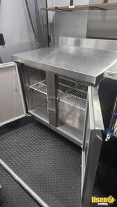 2024 7'x18' Tandem Axel Enclosed Trailer Kitchen Food Trailer Warming Cabinet North Carolina for Sale