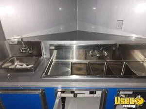 2024 7'x18' Tandem Axle Enclosed Trailer Kitchen Food Trailer Exhaust Fan North Carolina for Sale