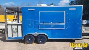 2024 7'x18' Tandem Axle Enclosed Trailer Kitchen Food Trailer North Carolina for Sale