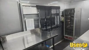 2024 7'x18' Tandem Axle Enclosed Trailer Kitchen Food Trailer Refrigerator North Carolina for Sale
