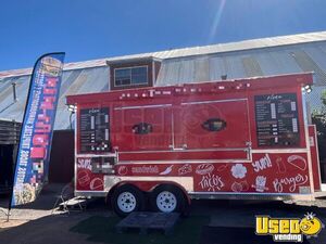 2024 8 X 16 Kitchen Food Trailer Air Conditioning Texas for Sale
