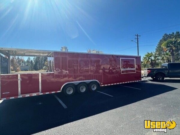 2024 8.5’ X 38’ Barbecue Food Trailer Florida Diesel Engine for Sale