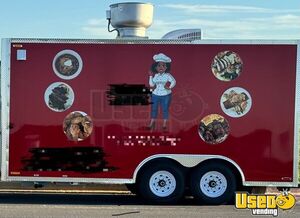2024 8.5x16 Kitchen Food Trailer Concession Window Maryland for Sale