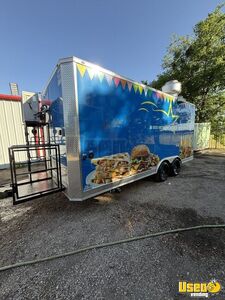 2024 8.5x18 Kitchen Food Trailer Concession Window Texas for Sale