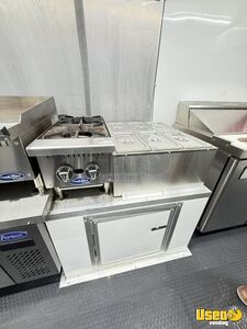 2024 8.5x18 Kitchen Food Trailer Prep Station Cooler Texas for Sale