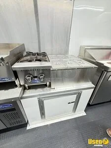 2024 8.5x18 Kitchen Food Trailer Prep Station Cooler Texas for Sale