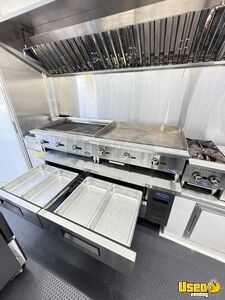 2024 8.5x18 Kitchen Food Trailer Reach-in Upright Cooler Texas for Sale