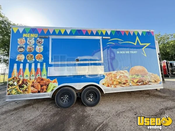 2024 8.5x18 Kitchen Food Trailer Texas for Sale