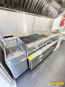2024 8.5x18 Kitchen Food Trailer Upright Freezer Texas for Sale