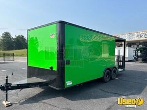 2024 8.5x20 Concession Trailer Barbecue Food Trailer Fresh Water Tank Georgia for Sale
