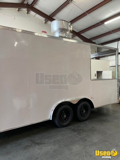 2024 8.5x22ta Kitchen Food Concession Trailer With Porch Kitchen Food Trailer Florida for Sale