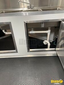 2024 8.5x22ta Kitchen Food Concession Trailer With Porch Kitchen Food Trailer Hand-washing Sink Florida for Sale