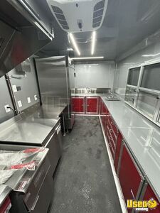 2024 8.5x24ta3 Kitchen Food Trailer Diamond Plated Aluminum Flooring Colorado for Sale