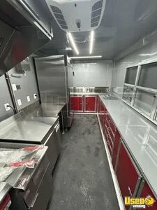 2024 8.5x24ta3 Kitchen Food Trailer Diamond Plated Aluminum Flooring Colorado for Sale