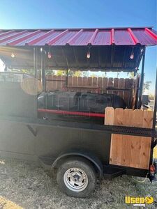 2024 Barbecue Food Trailer Open Bbq Smoker Trailer Flat Grill Texas for Sale