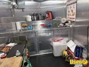 2024 Barbecue Food Trailer Stainless Steel Wall Covers Mississippi for Sale