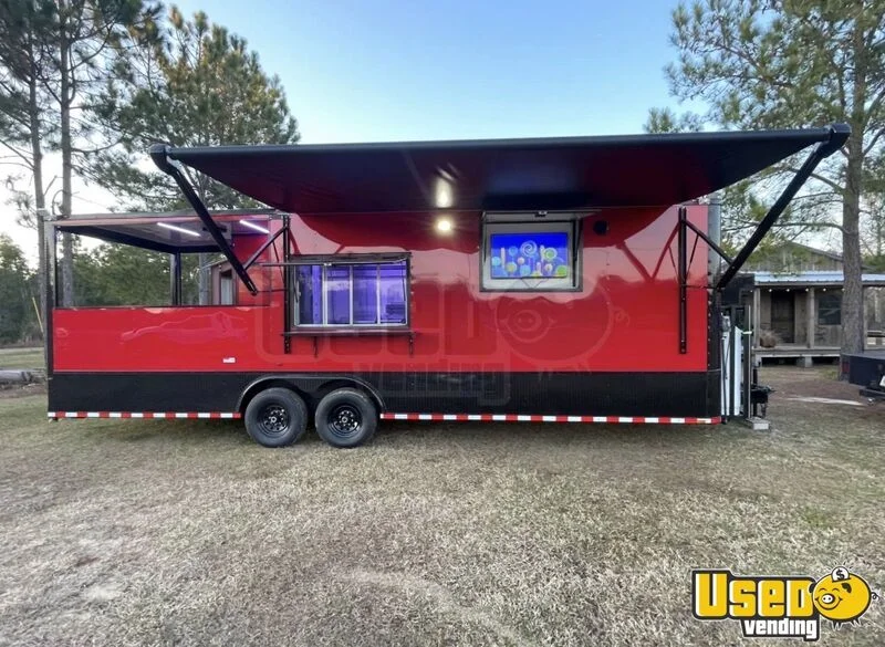 2024 Car Hauler Kitchen Food Trailer Georgia for Sale