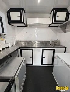 2024 Car Hauler Kitchen Food Trailer Stainless Steel Wall Covers Georgia for Sale