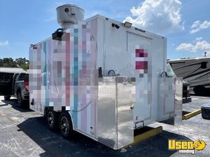 2024 Cargo Trailer 7000 Gvwr Kitchen Food Trailer Stainless Steel Wall Covers Florida for Sale
