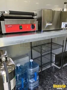 2024 Commercial Kitchen Trailer Kitchen Food Trailer Deep Freezer Michigan for Sale