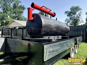 2024 Commercial Smoker Grill Open Bbq Smoker Trailer 6 Louisiana for Sale