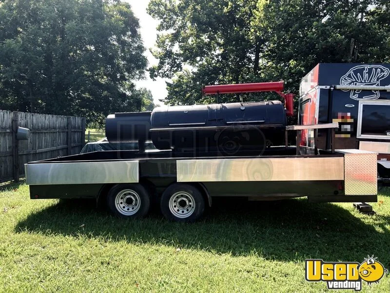 2024 Commercial Smoker Grill Open Bbq Smoker Trailer Louisiana for Sale