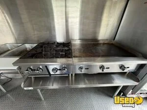 2024 Con Barbecue Food Trailer Diamond Plated Aluminum Flooring Texas for Sale