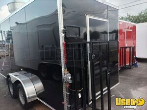 2024 Concession Kitchen Food Trailer Stainless Steel Wall Covers Florida for Sale