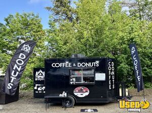 2024 Concession Trailer Beverage - Coffee Trailer Stainless Steel Wall Covers Maine for Sale