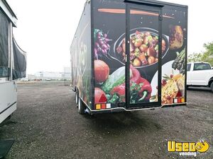 2024 Concession Trailer Concession Trailer Diamond Plated Aluminum Flooring Manitoba for Sale