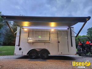 2024 Concession Trailer Concession Trailer Exterior Customer Counter Indiana for Sale